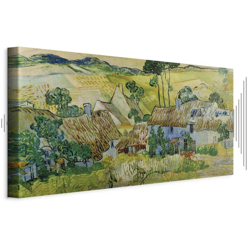 Leinwandbild - Vincent Van Gogh – Farms near Auvers