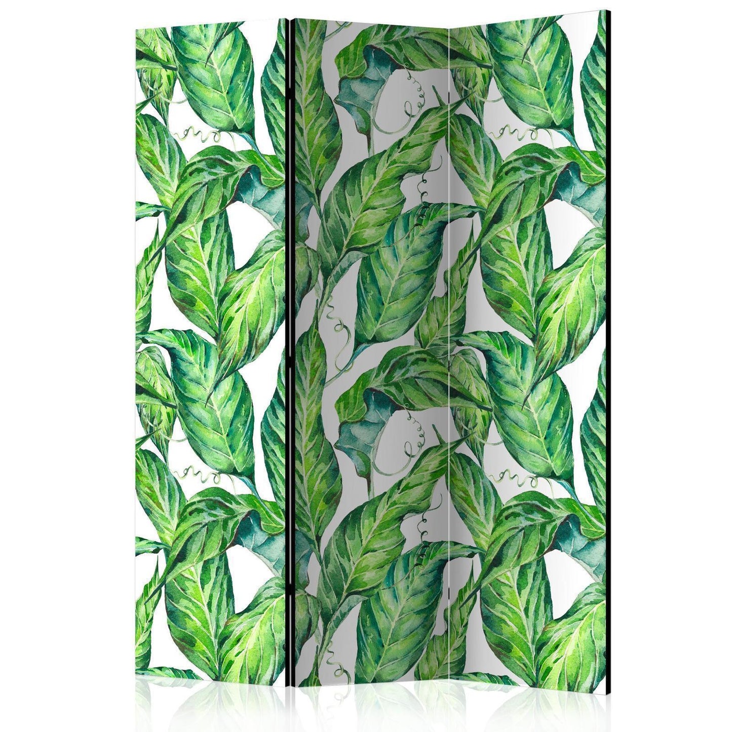 Paravent "Long Leaves" – Stilvolle Raumtrennung mit tropischem Blätterdesign