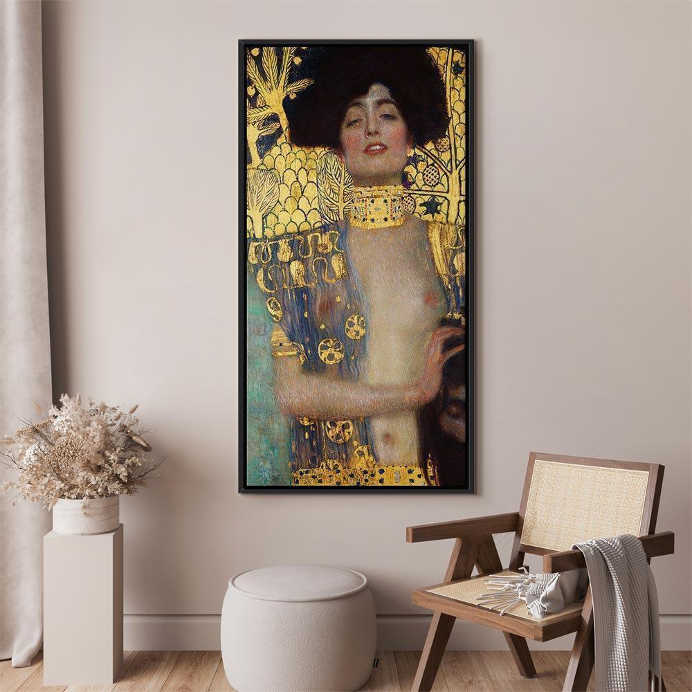 Leinwandbild - Gustav Klimt – Judith and the Head of Holofernes