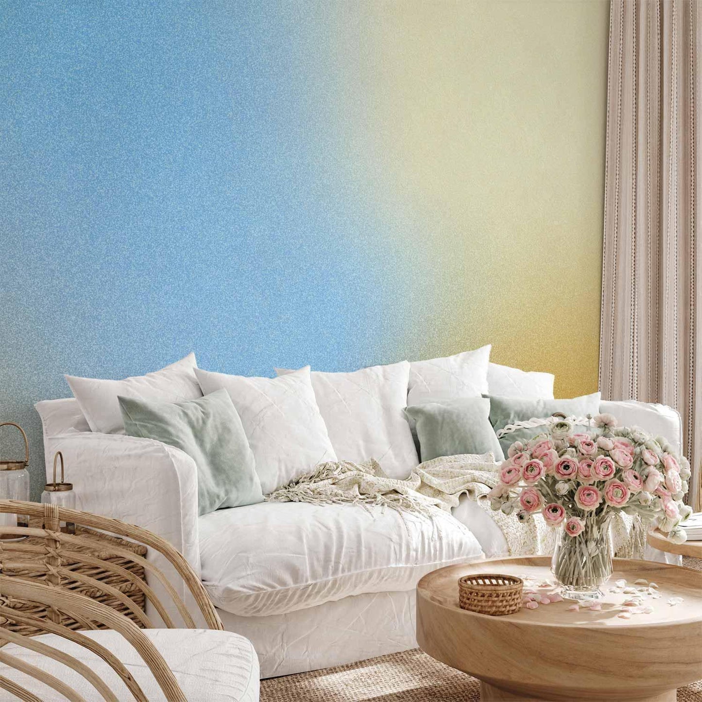 Fototapete - Energetic Gradient - Gradient Composition in Vibrant Colors Artgeist