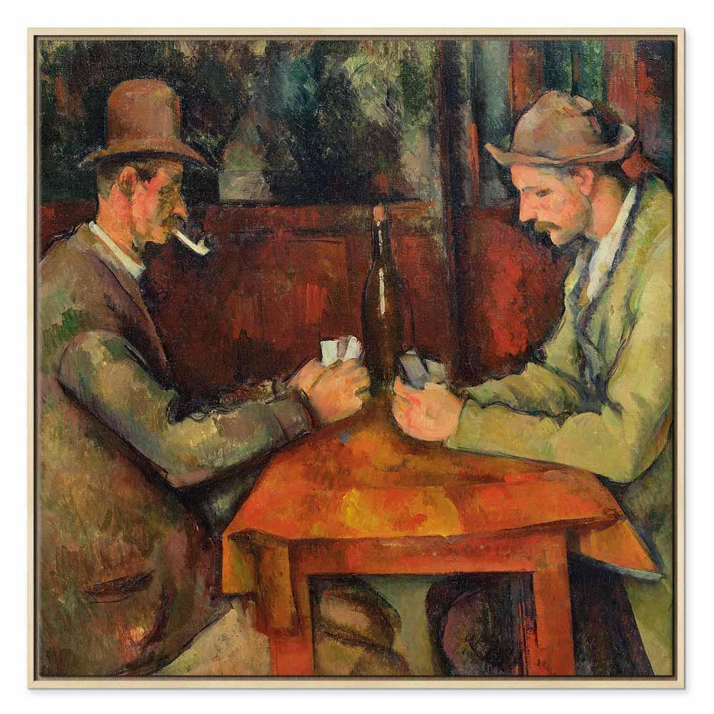 Leinwandbild - Paul Cézanne – The Card Players
