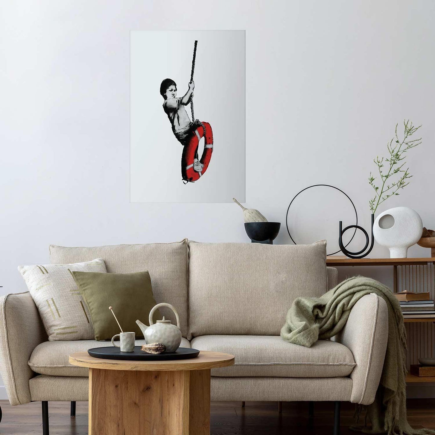 Poster - Banksy: Boy on a Rope Artgeist