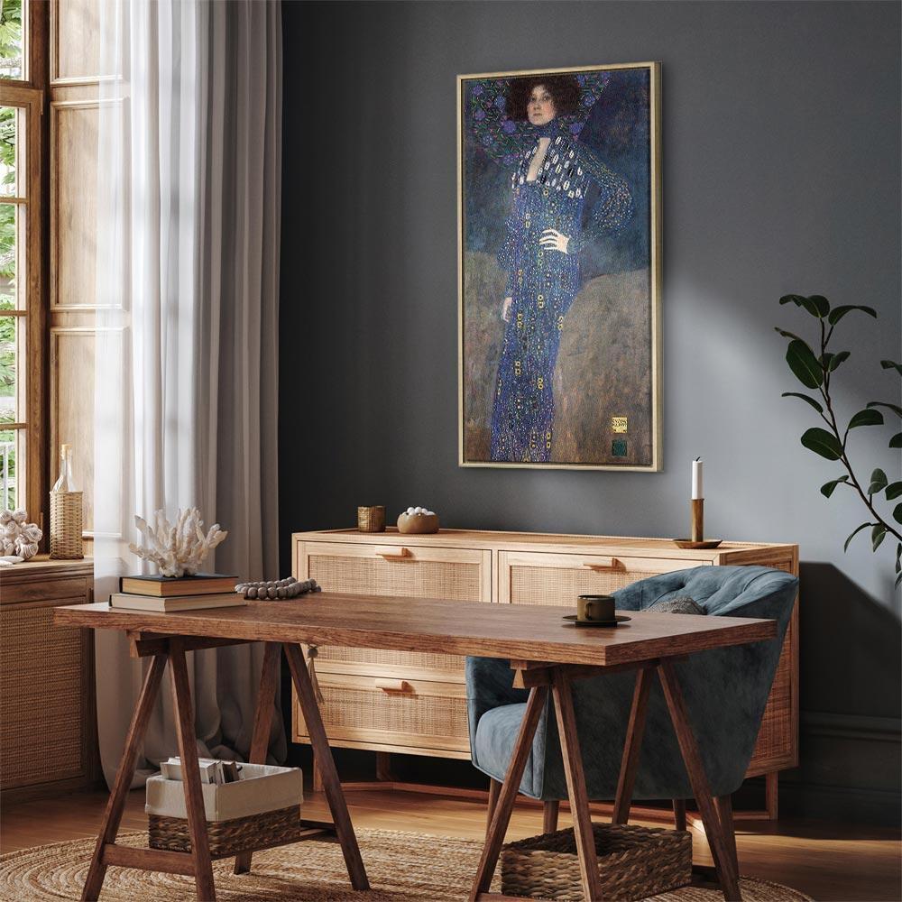 Leinwandbild - Gustav Klimt – Emilie Flöge