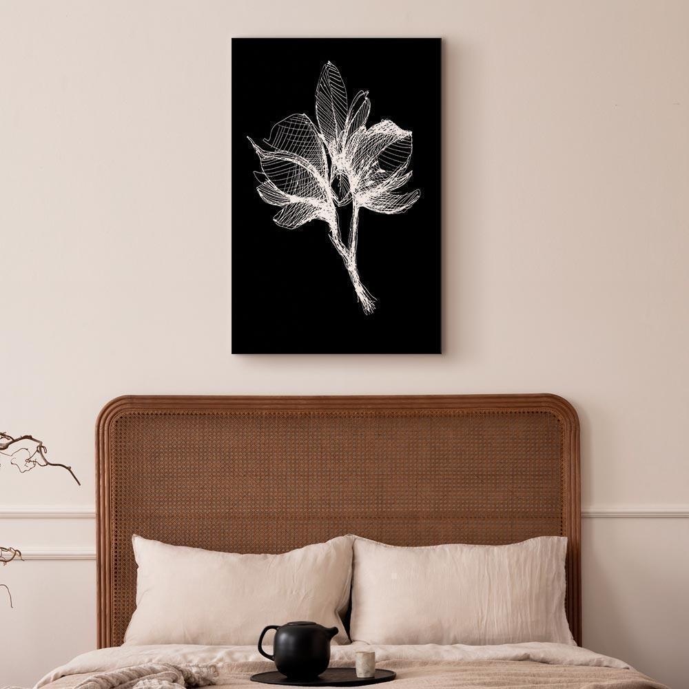 Leinwandbild - Night Flower (1 Part) Vertical