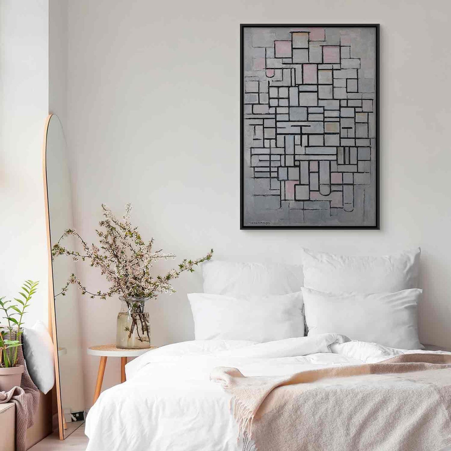 Leinwandbild - Composition No IV (Piet Mondrian) Artgeist