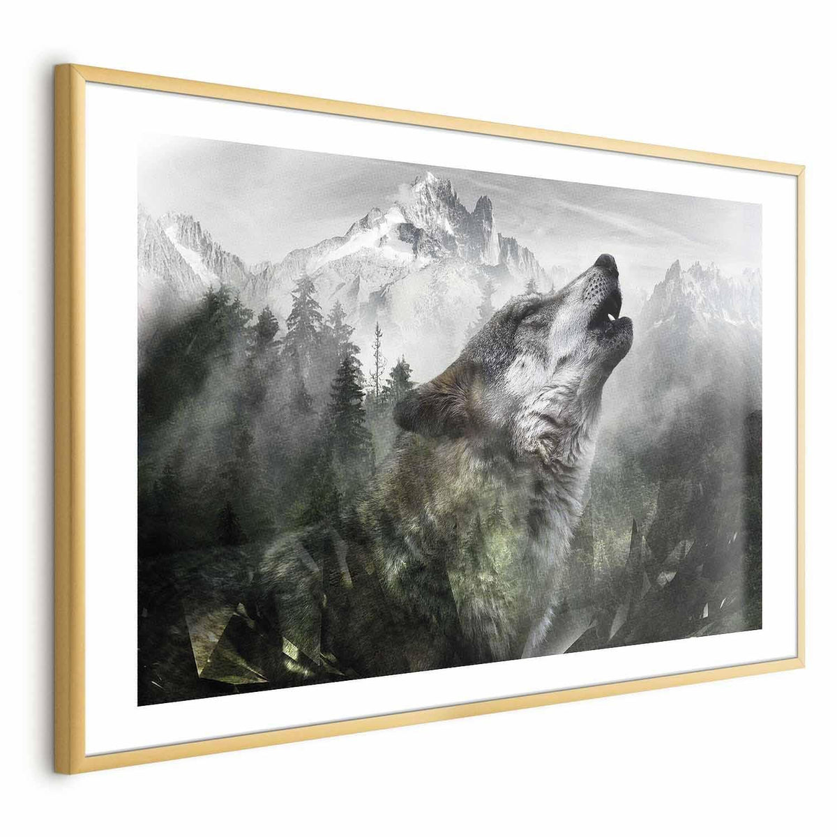 Poster - Howling Wolf