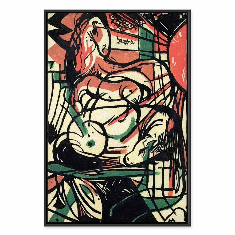 Leinwandbild - Franz Marc – The Birth of the Horse