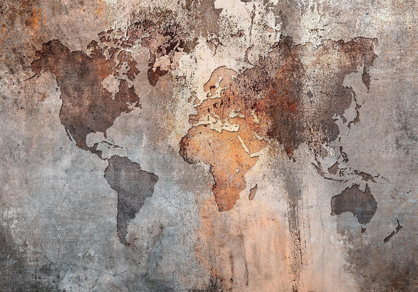 Fototapete - Map Colors Artgeist