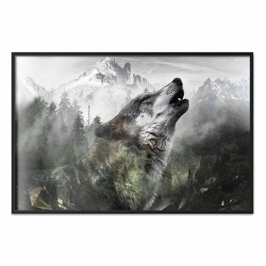 Poster - Howling Wolf