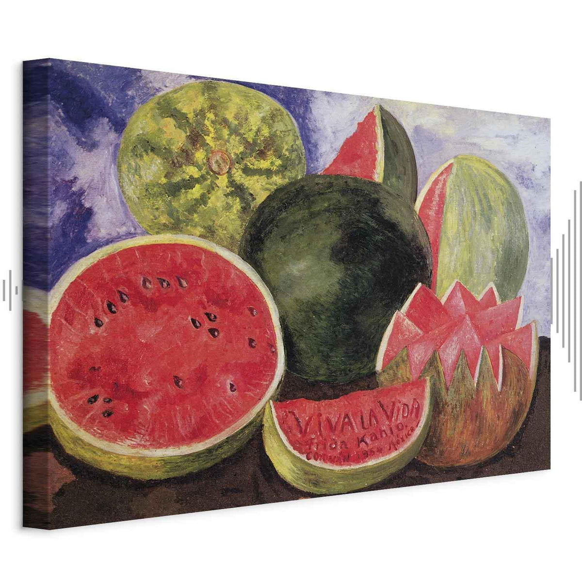 Leinwandbild - Frida Kahlo – Viva la Vida