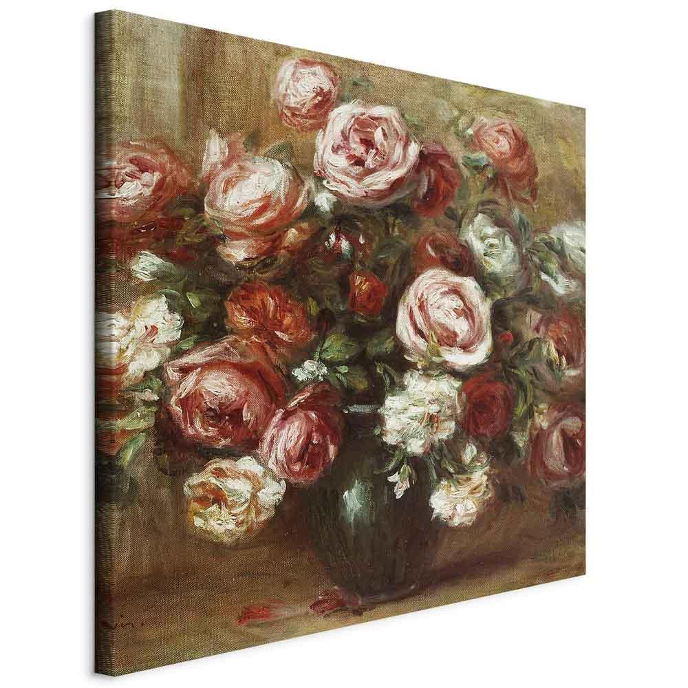 Leinwandbild - Pierre-Auguste Renoir – Still Life with Roses