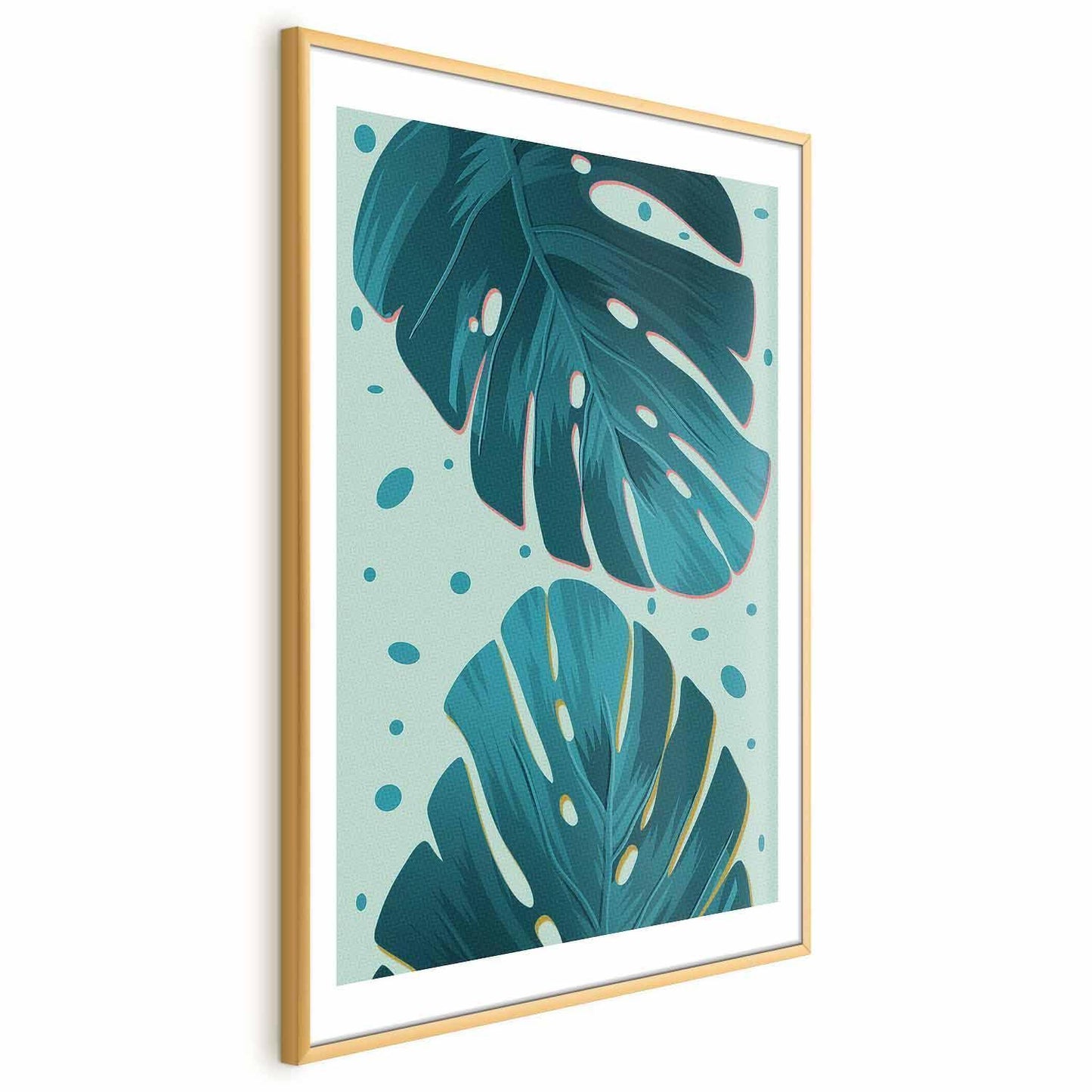 Poster - Dewy Leaves Artgeist