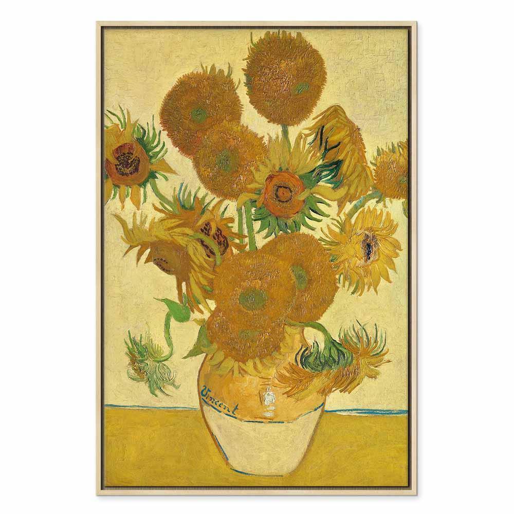 Leinwandbild - Vincent van Gogh – Sunflowers