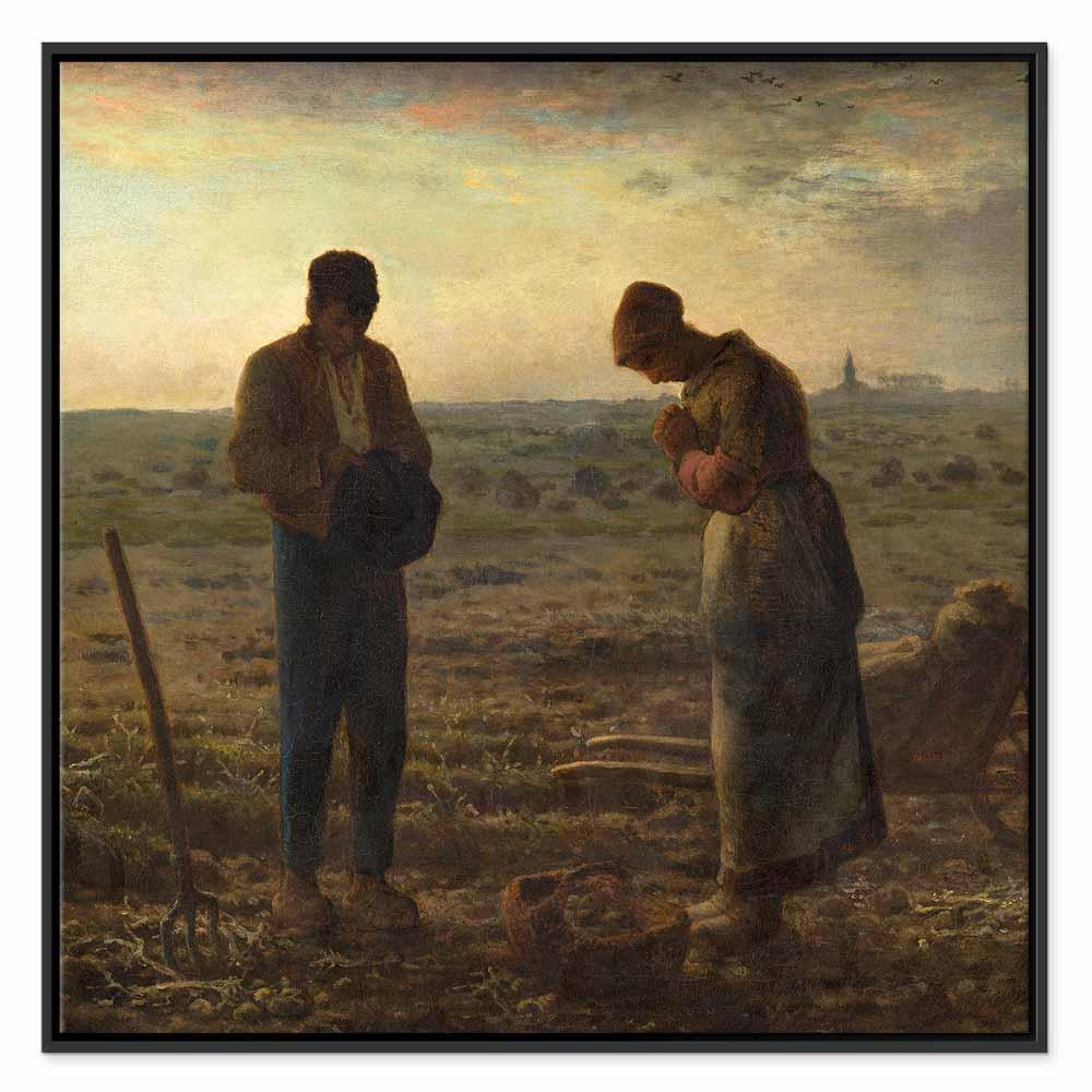 Leinwandbild - Jean-François Millet – The Angelus