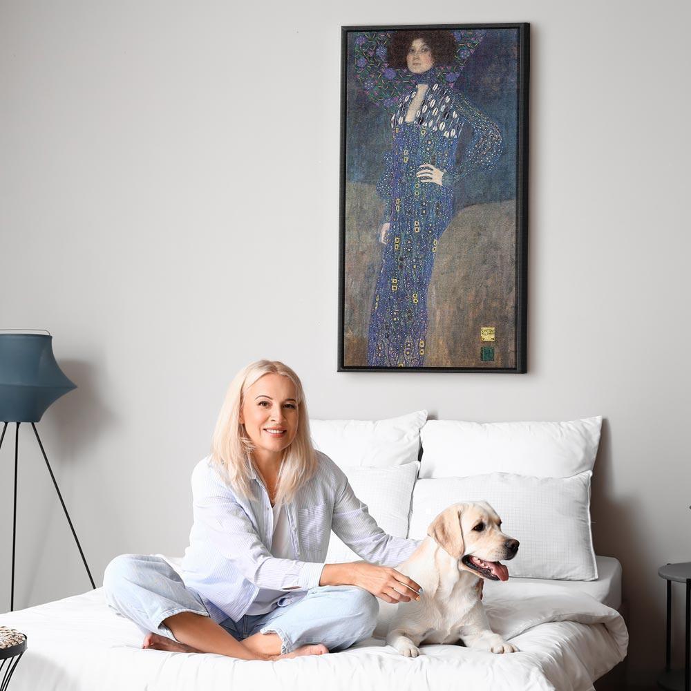 Leinwandbild - Gustav Klimt – Emilie Flöge