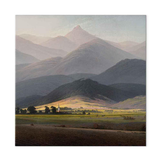 Leinwandbild - Caspar David Friedrich – The Great Mountains