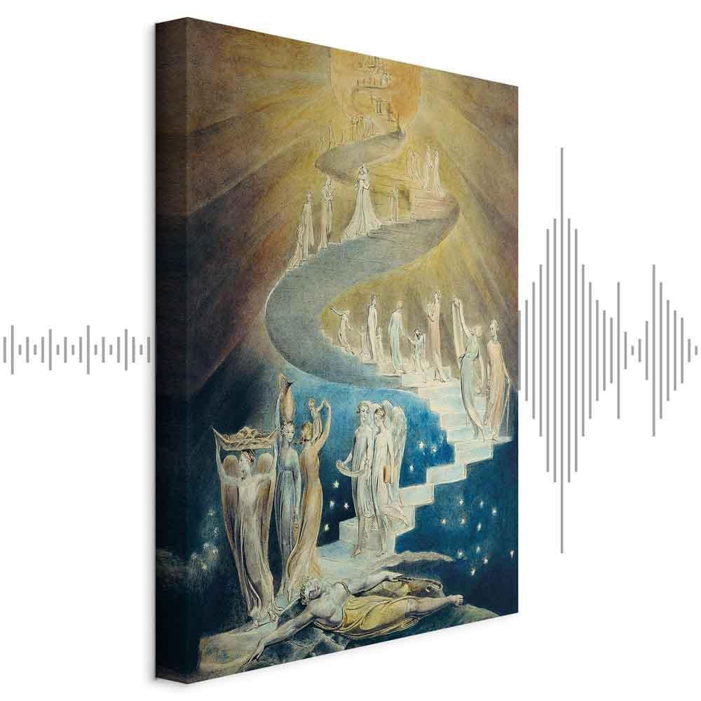 Leinwandbild Jakobsleiter William Blake – Religiöse Kunstgeschichte