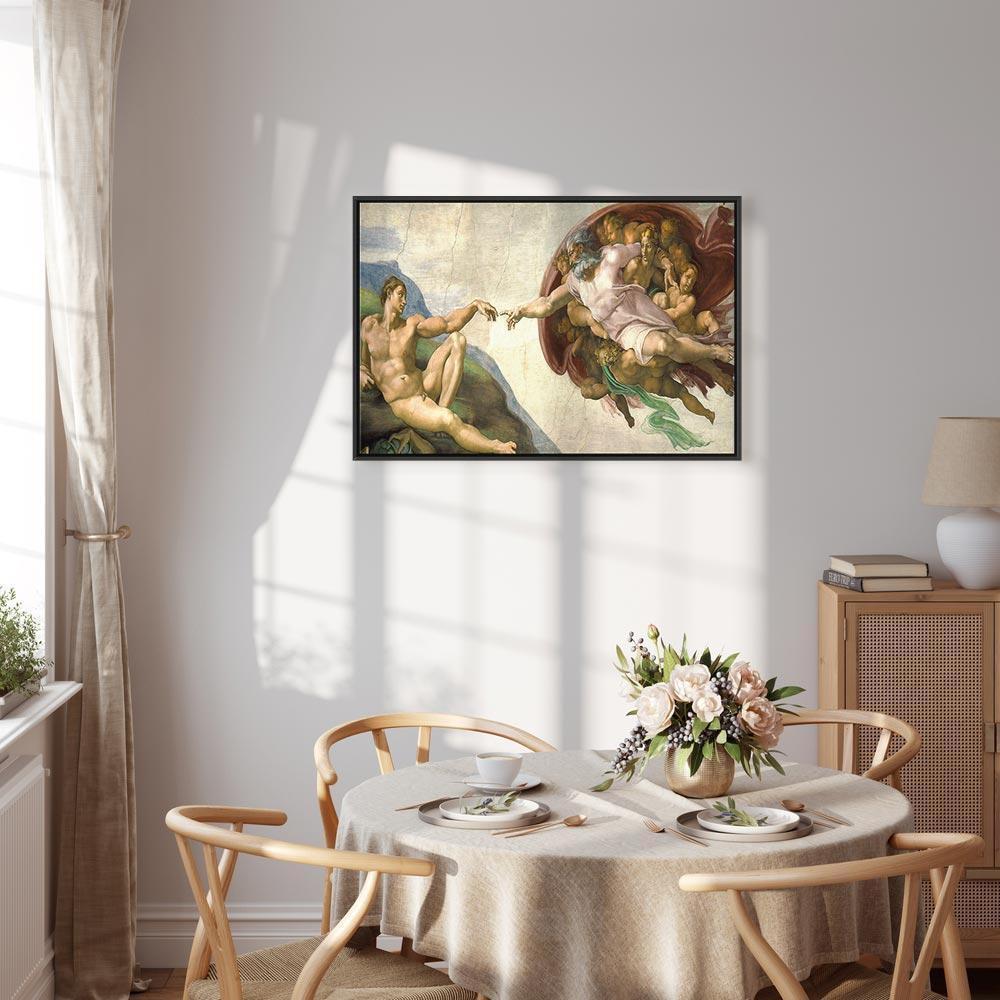Leinwandbild - Michelangelo – The Creation of Adam II
