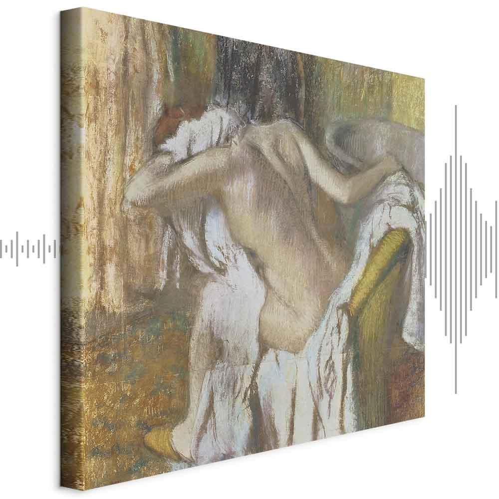 Leinwandbild - Edgar Degas – Woman drying herself