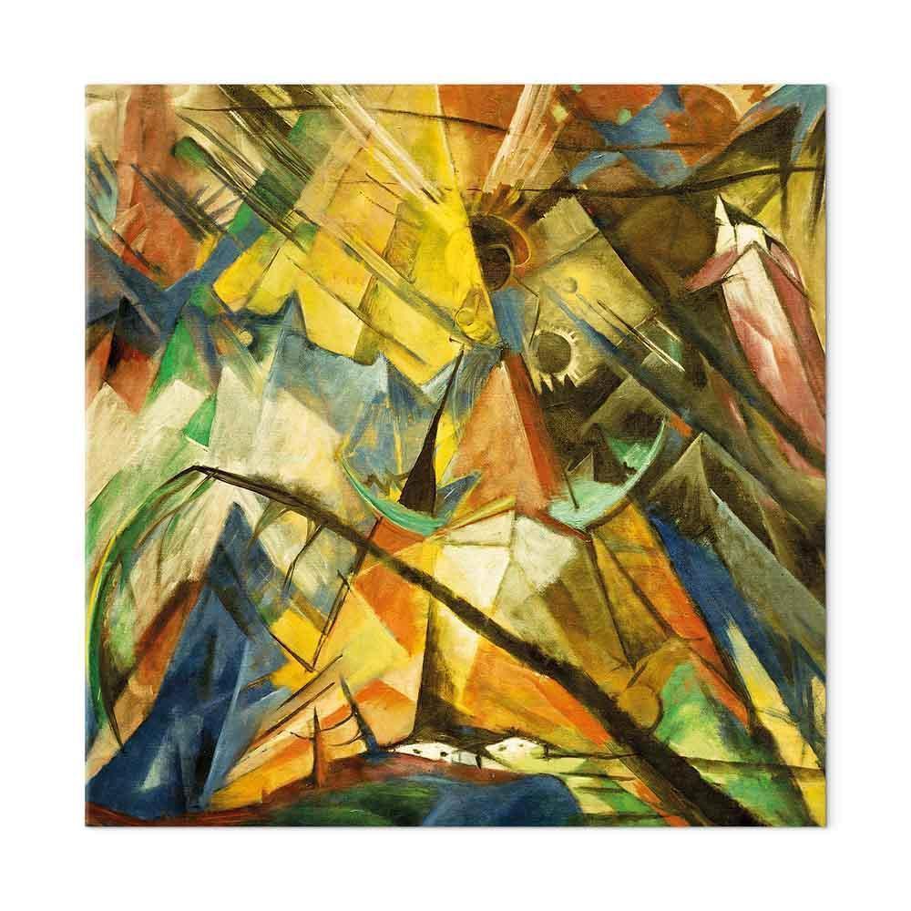 Leinwandbild - Franz Marc – Tirol