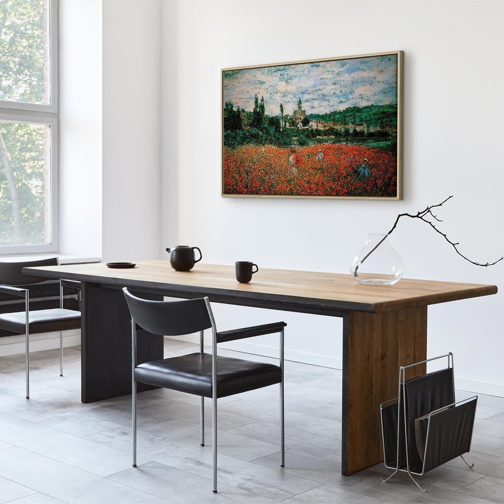 Leinwandbild - Claude Monet – Poppy Field near Vétheuil