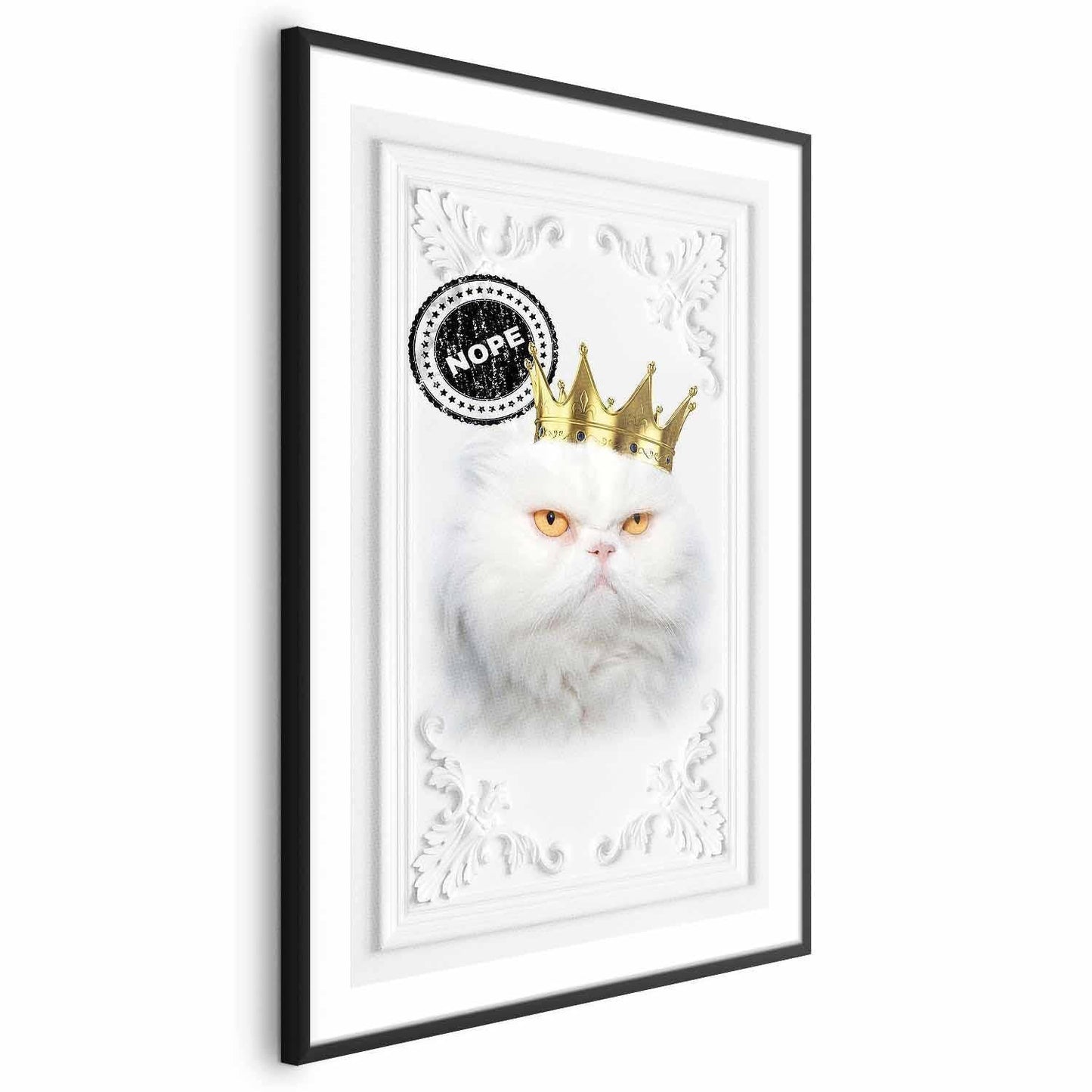 Poster - Cat King Artgeist