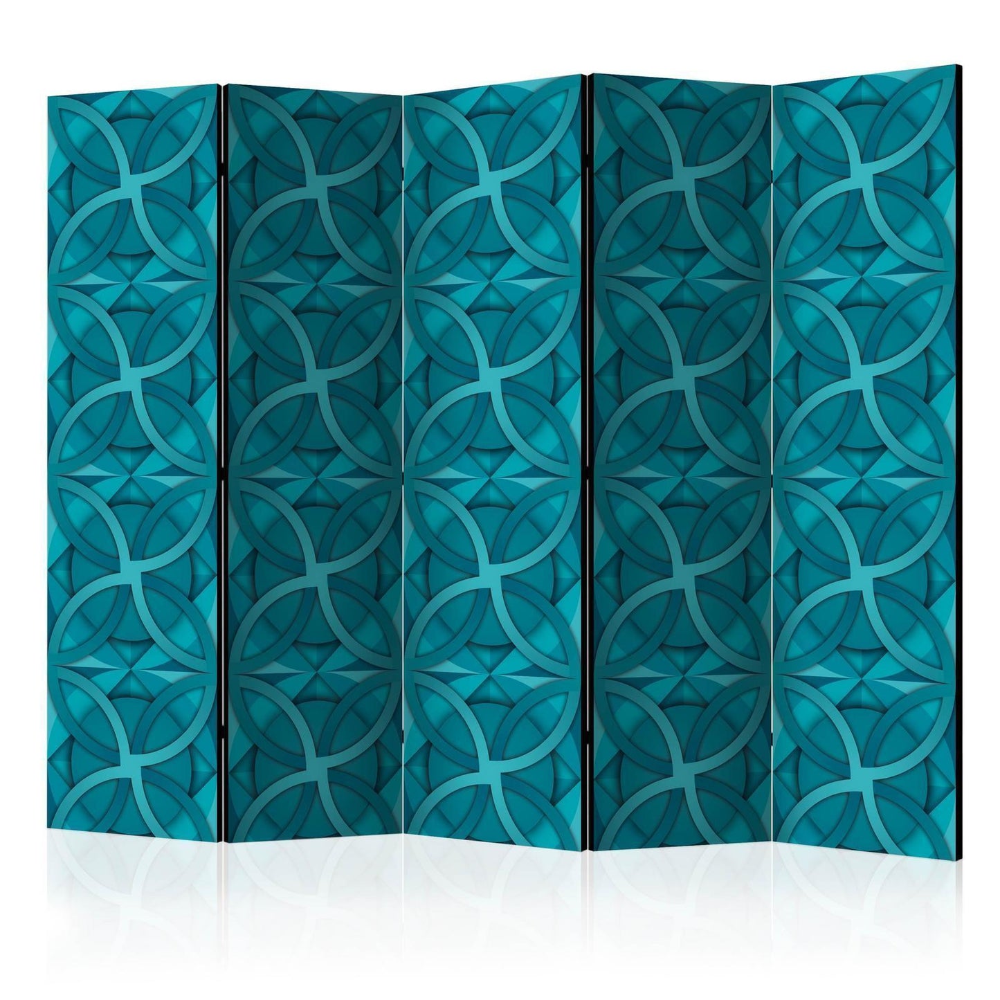 Paravent - Geometric Turquoise II Artgeist