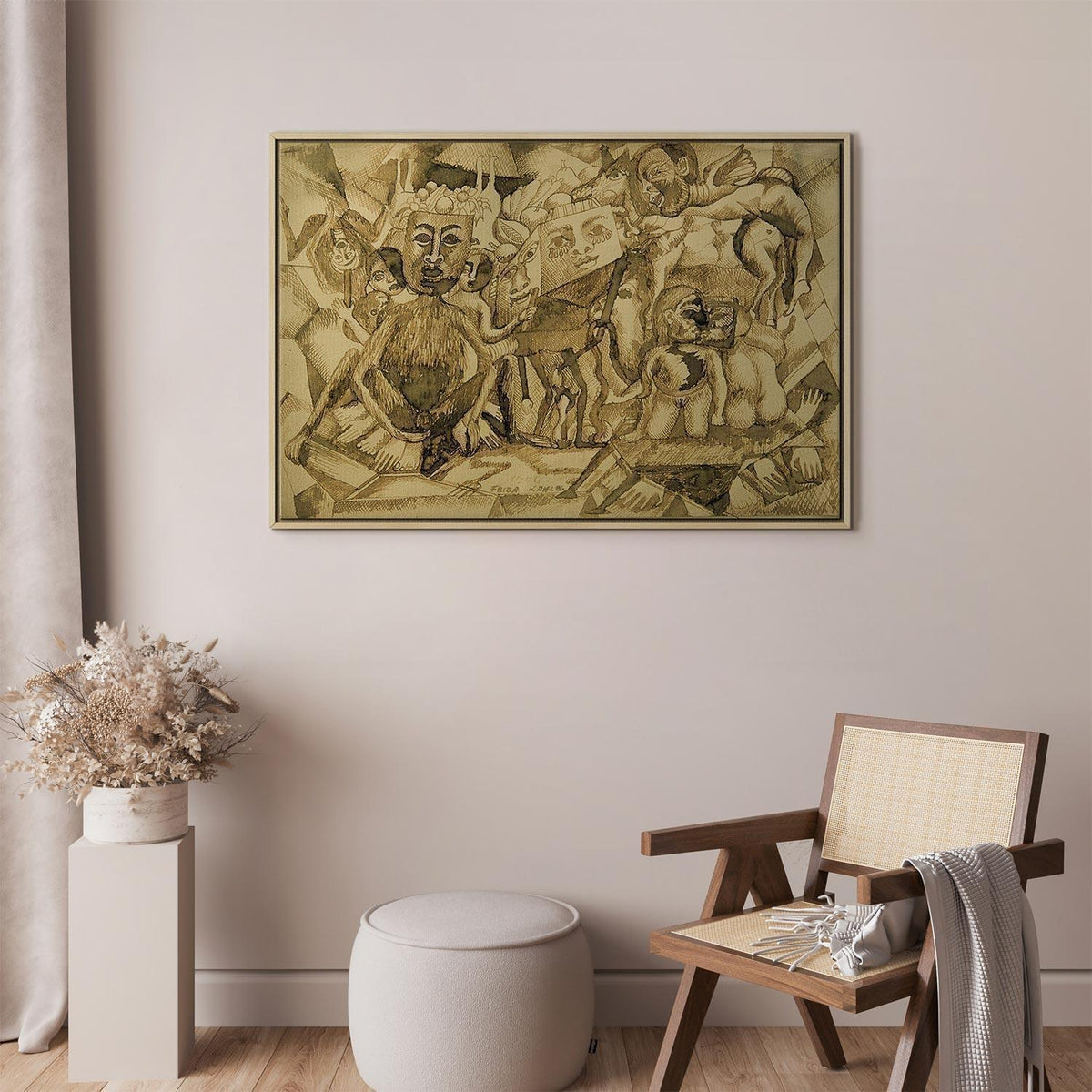 Leinwandbild - Frida Kahlo – Karma