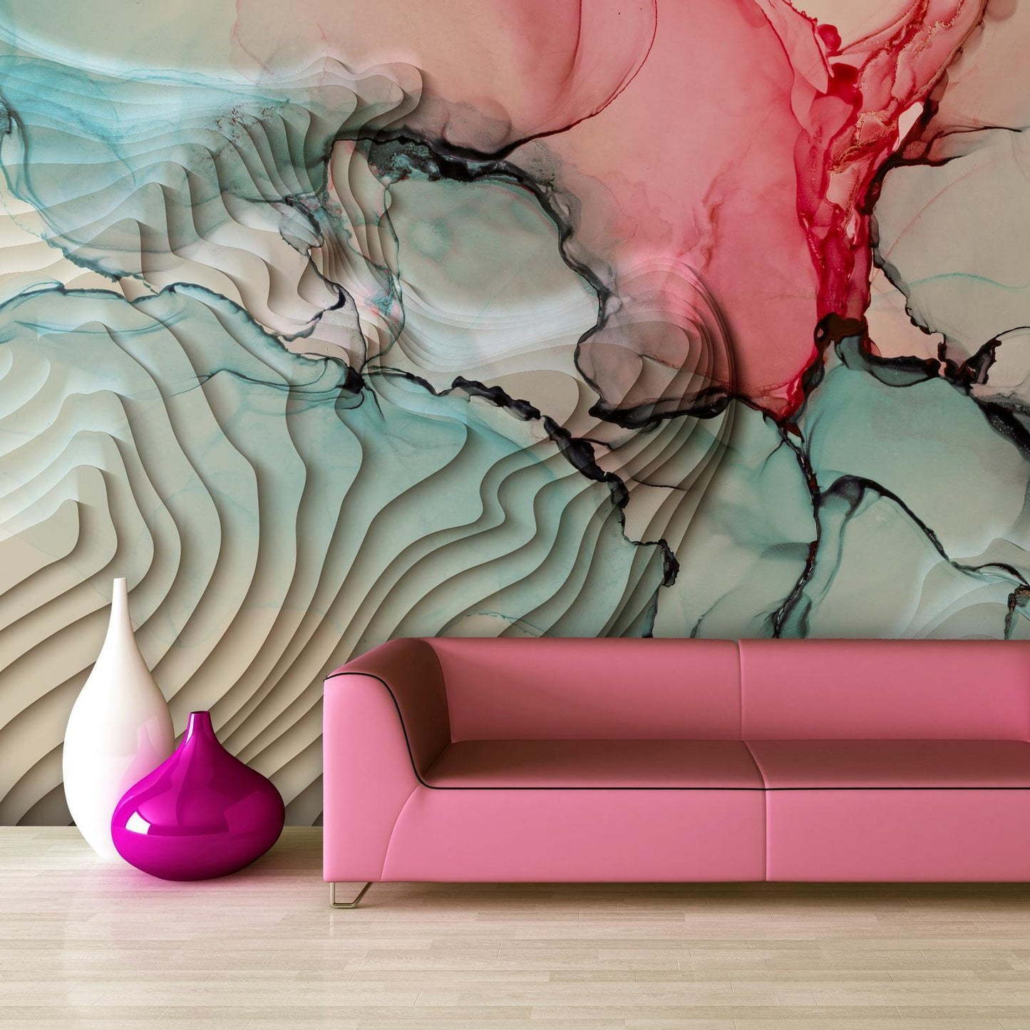 Fototapete - Dimensionszauber - Beeindruckende 3D-Kunst für moderne Räume