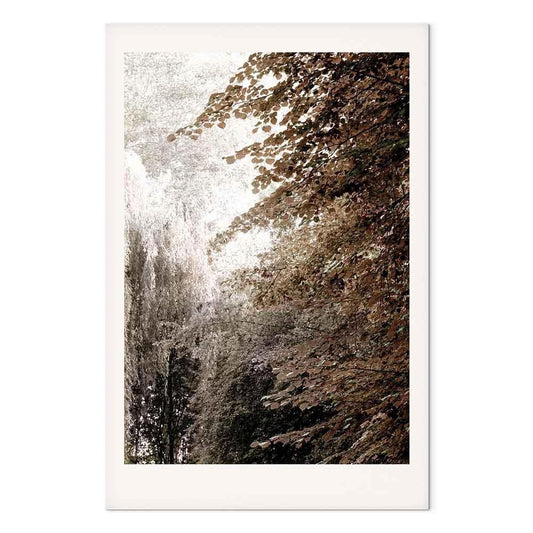 Leinwandbild - Sepia Park (1 Part) Vertical