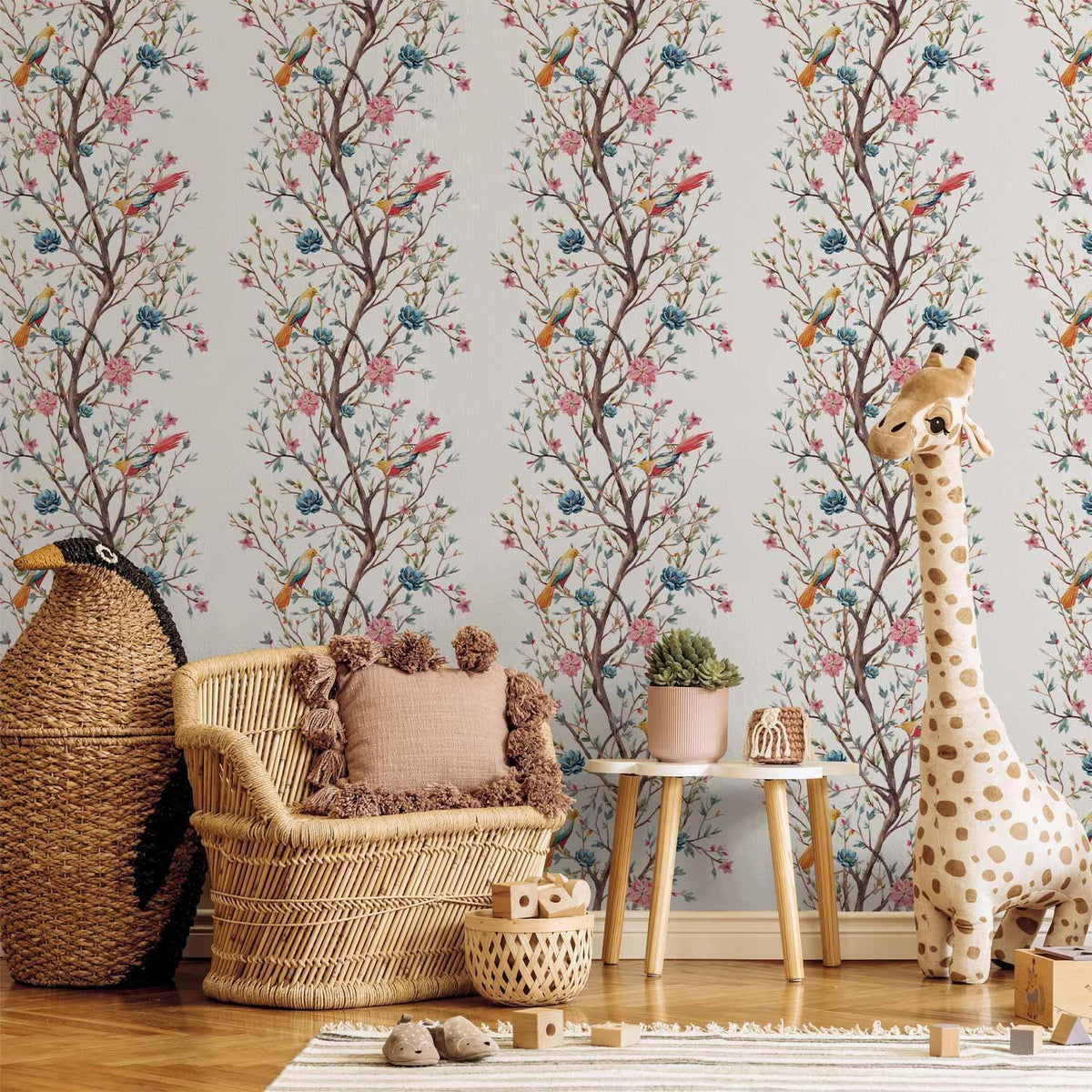 Tapete - Birds on a Flowering Twig