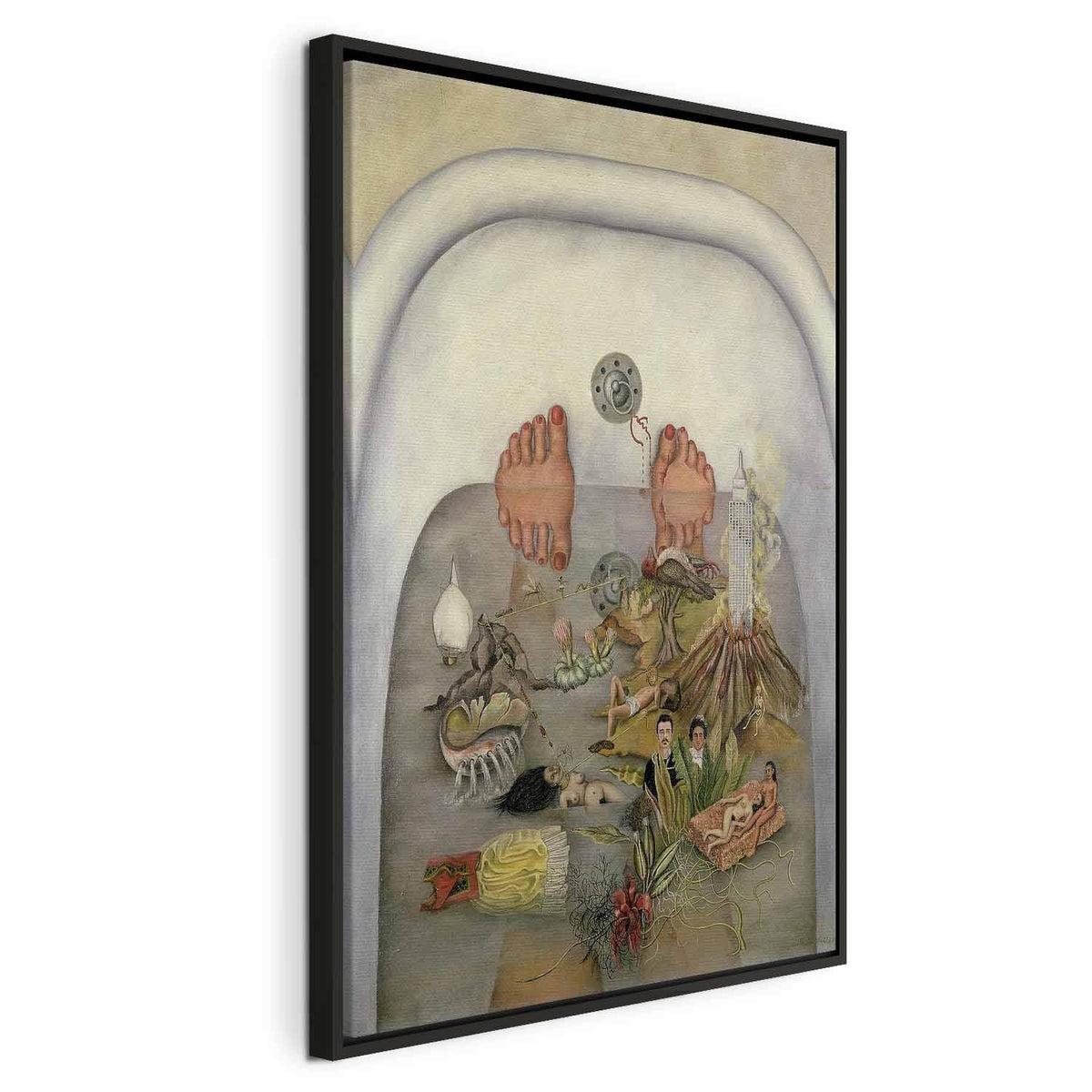 Leinwandbild - Frida Kahlo – What the Water Gave Me