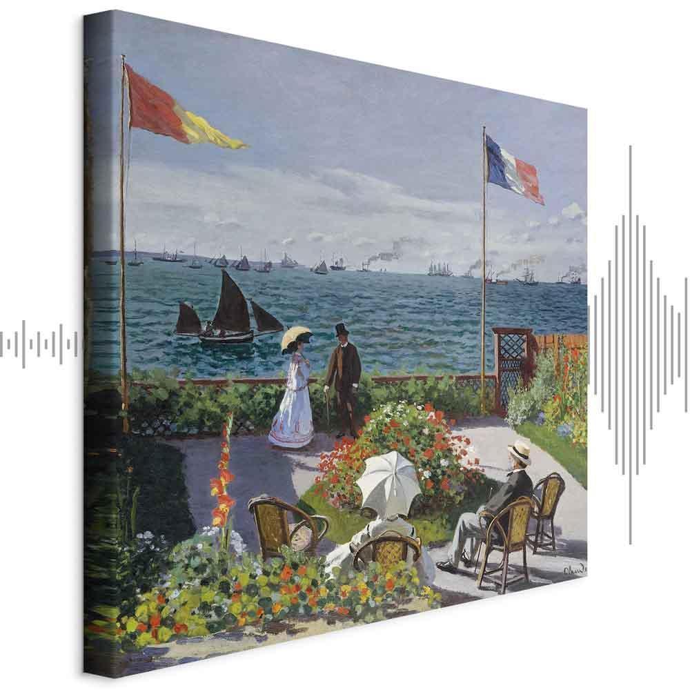 Leinwandbild - Claude Monet – Terrace at Sainte-Adresse