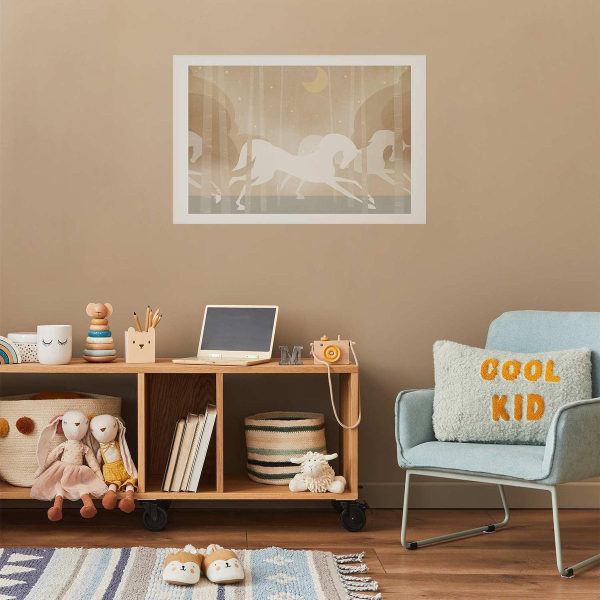 Poster - Galloping Horses