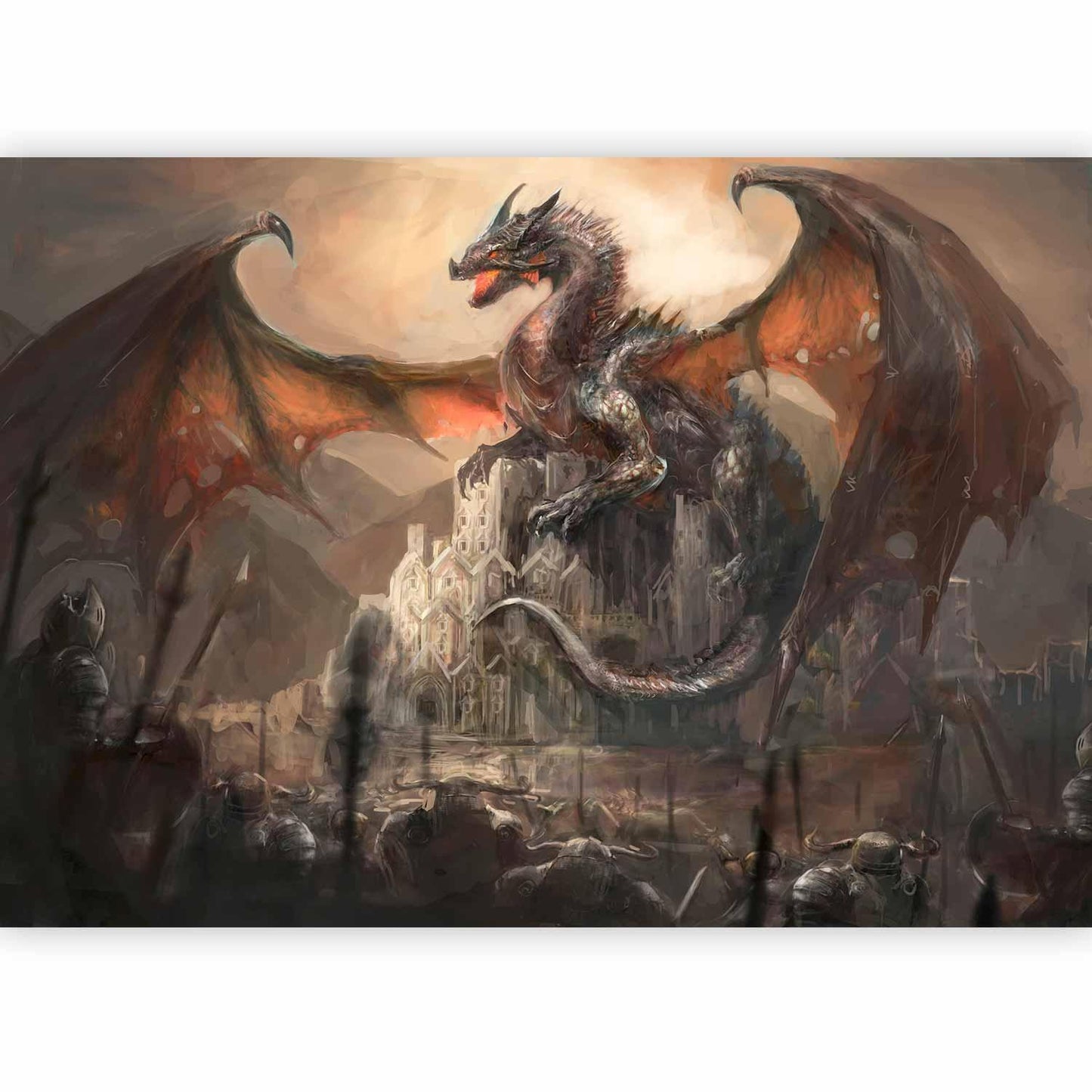 Mystisches Wandbild für Gaming-Zimmer oder Themenräume