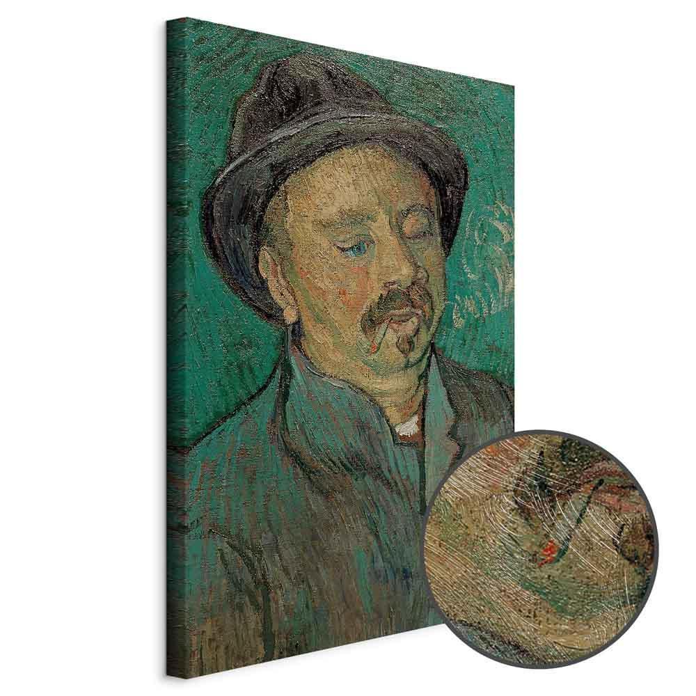 Leinwandbild - Vincent Van Gogh – Portrait of a one eyed man