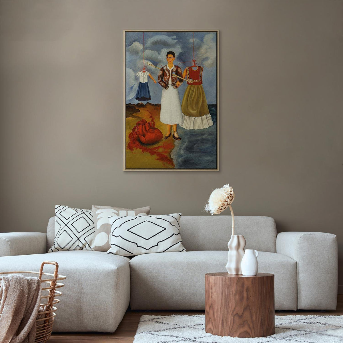 Leinwandbild - Frida Kahlo – Memory (The Heart)