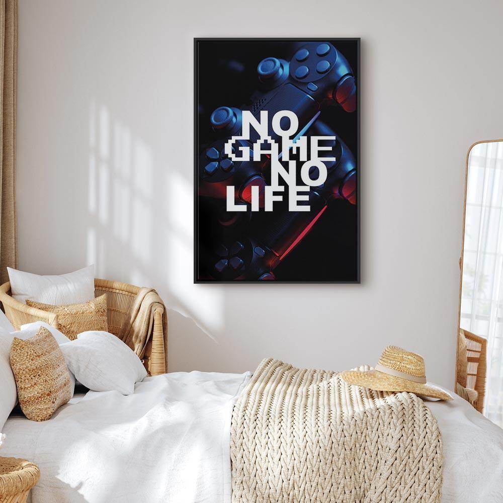 Leinwandbild No Game No Life Bunt – Gaming Wandkunst