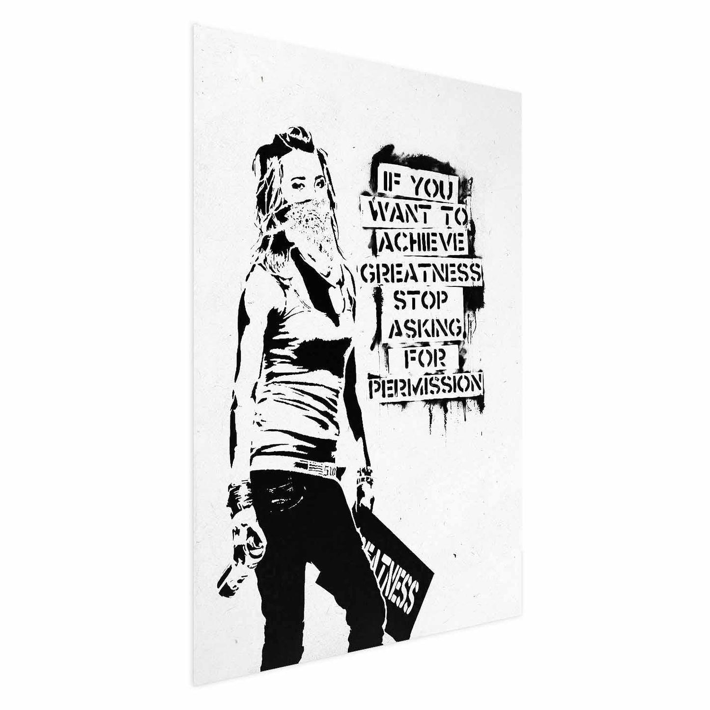 Poster - Girl with Graffiti Artgeist