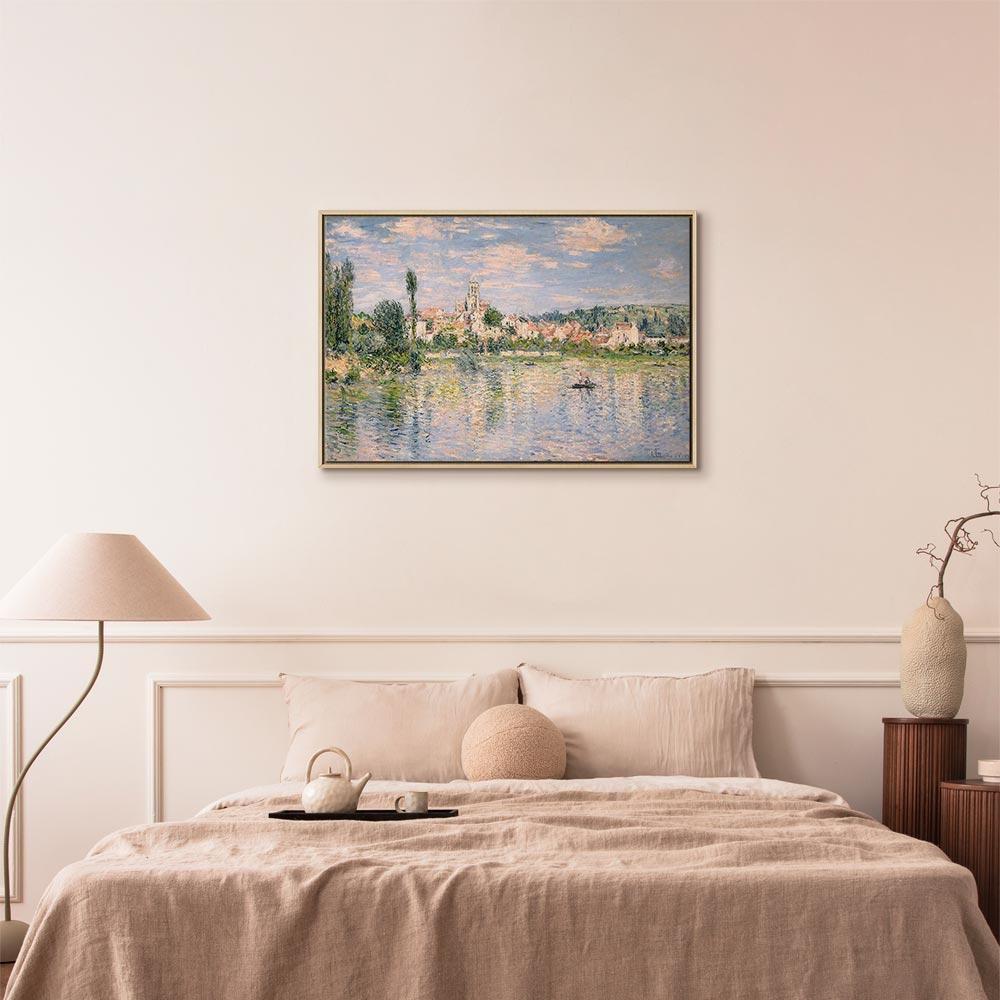 Leinwandbild - Claude Monet – Vue de Vétheuil, Summer