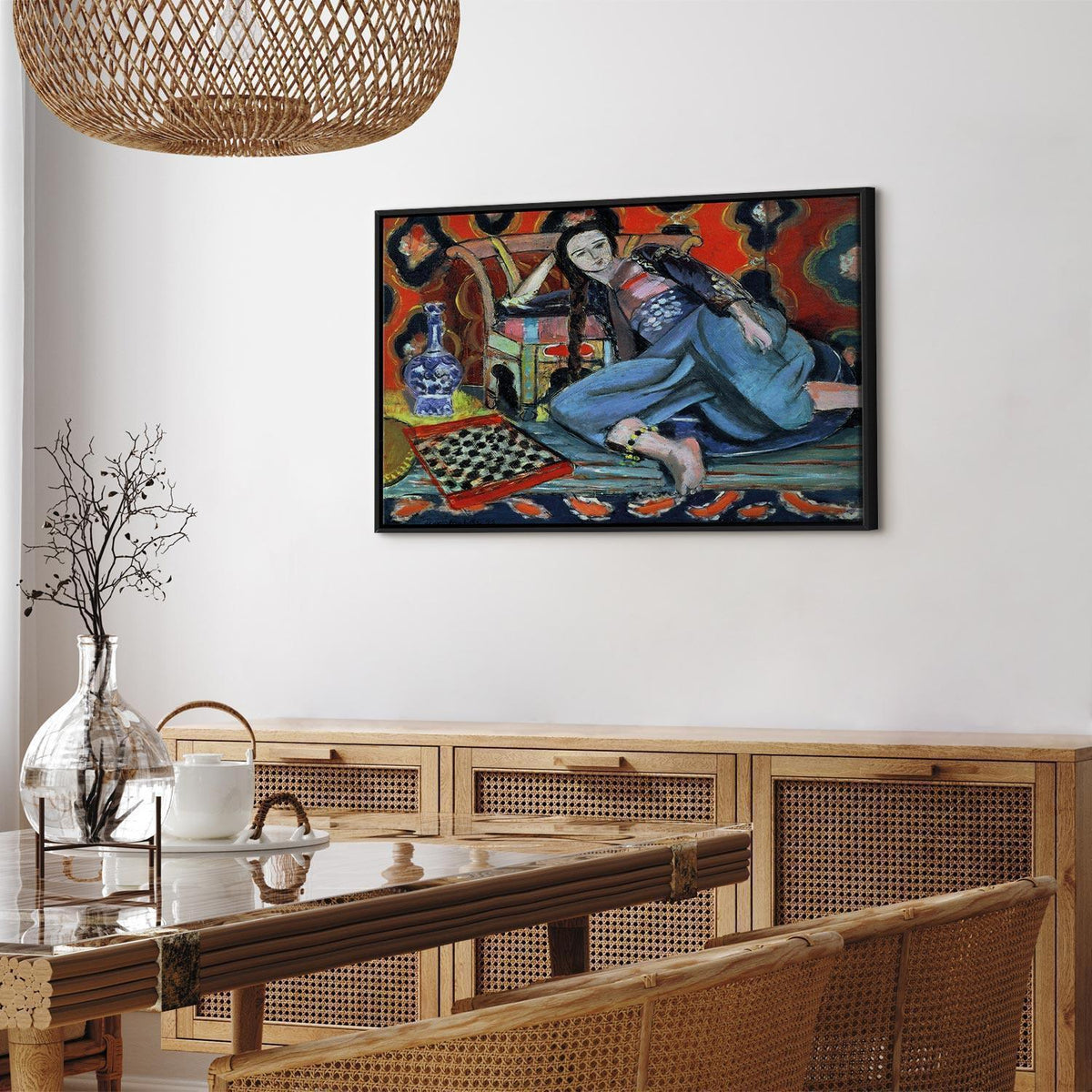Leinwandbild - Henri Matisse – Odalisque with Turkish Chair