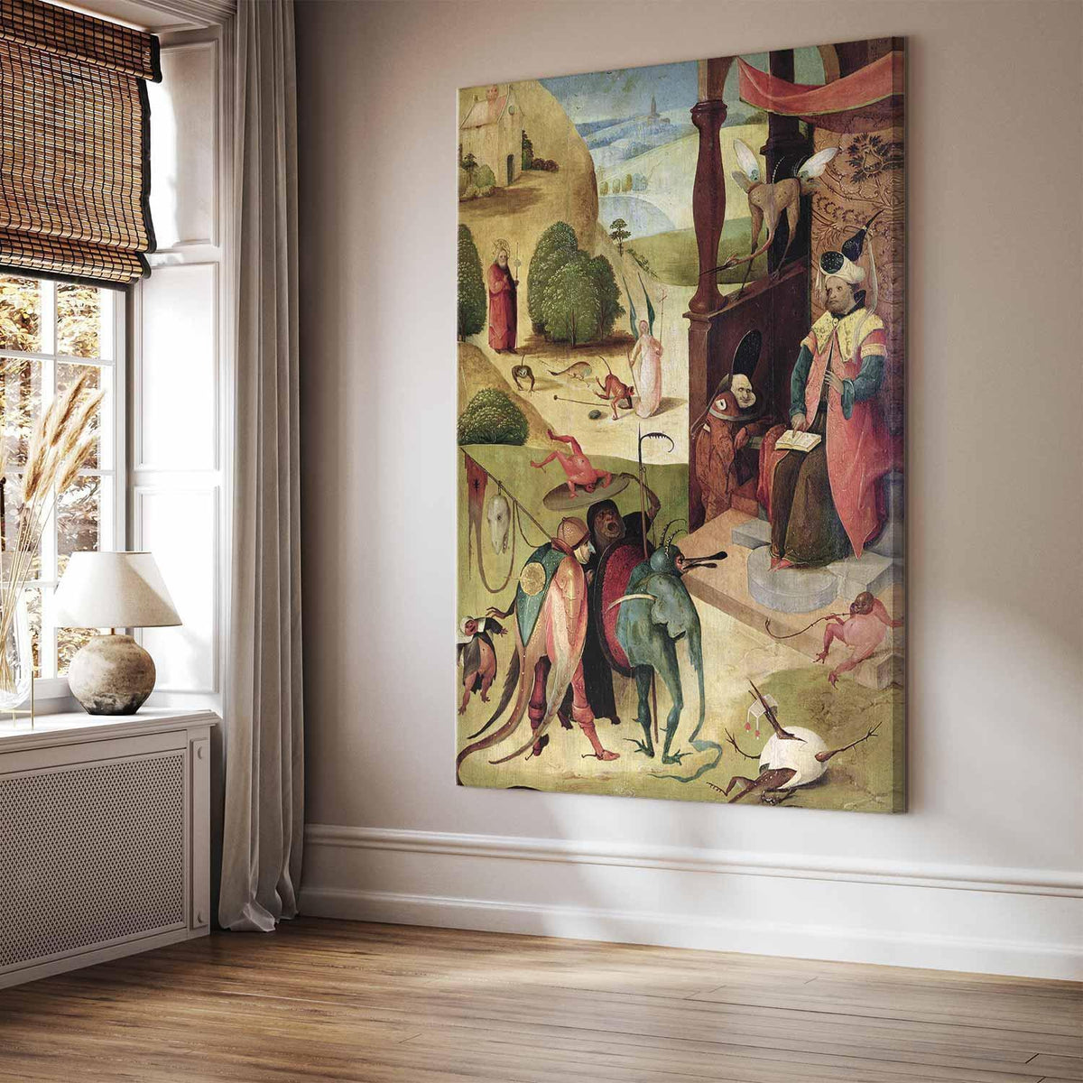Wandbild XXL - Hieronymus Bosch – St James and the Magician