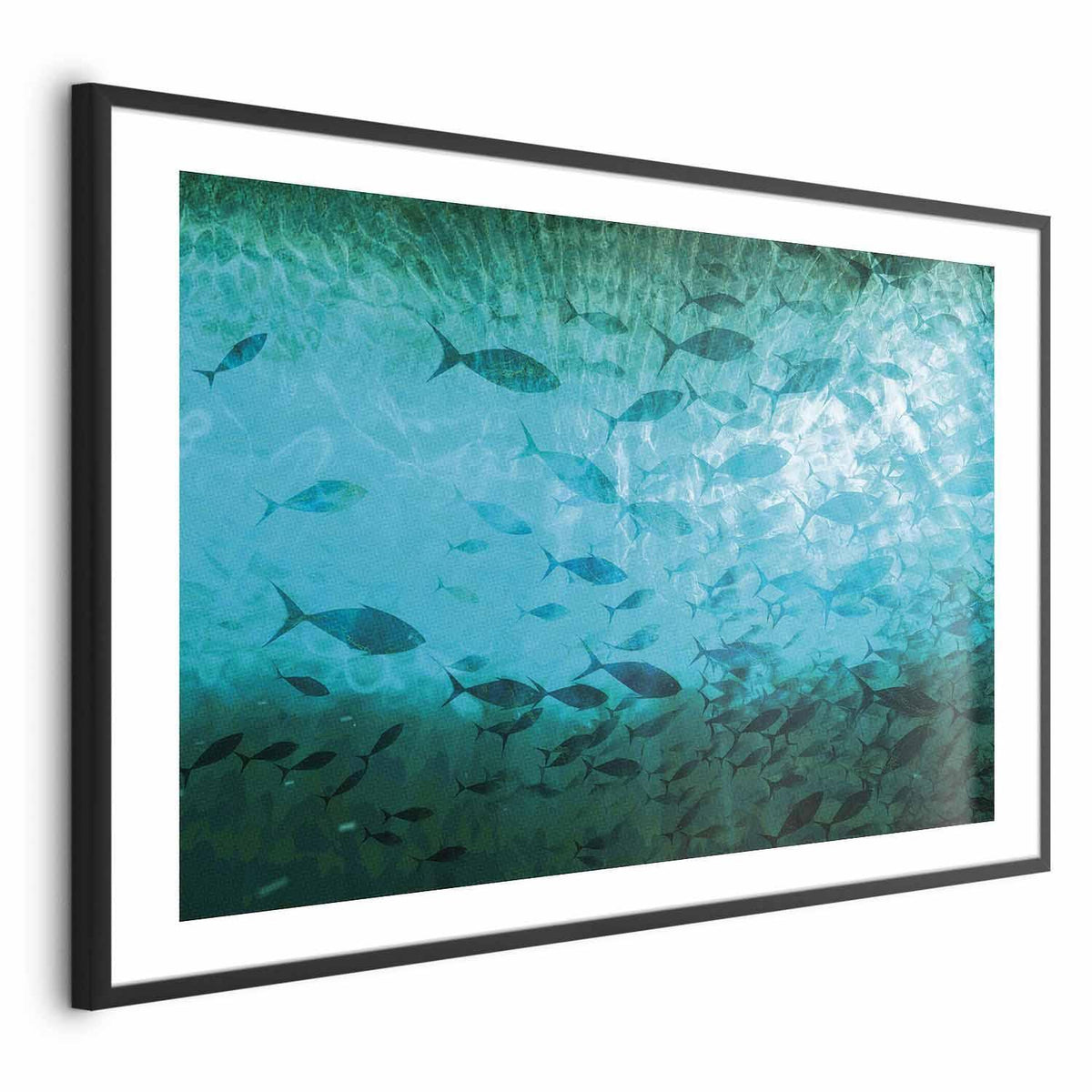 Poster - Group of Dark Fish