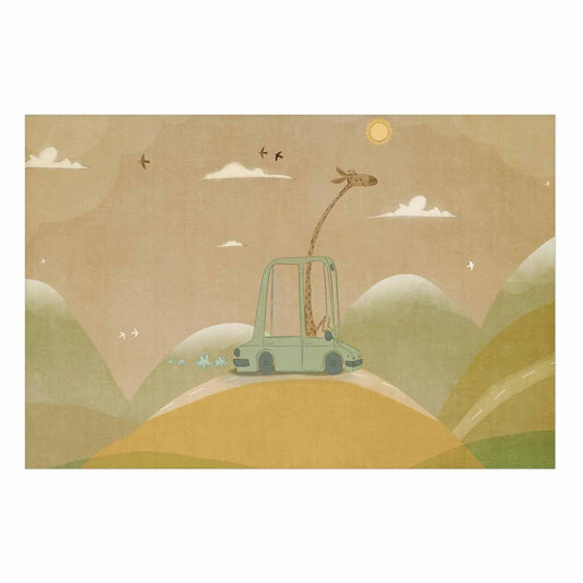 Poster - Traveling Giraffe