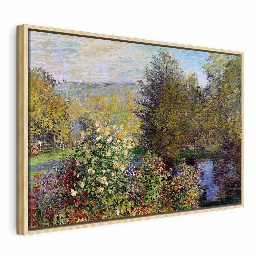 Leinwandbild - Claude Monet – Garden at Montgeron (detail)