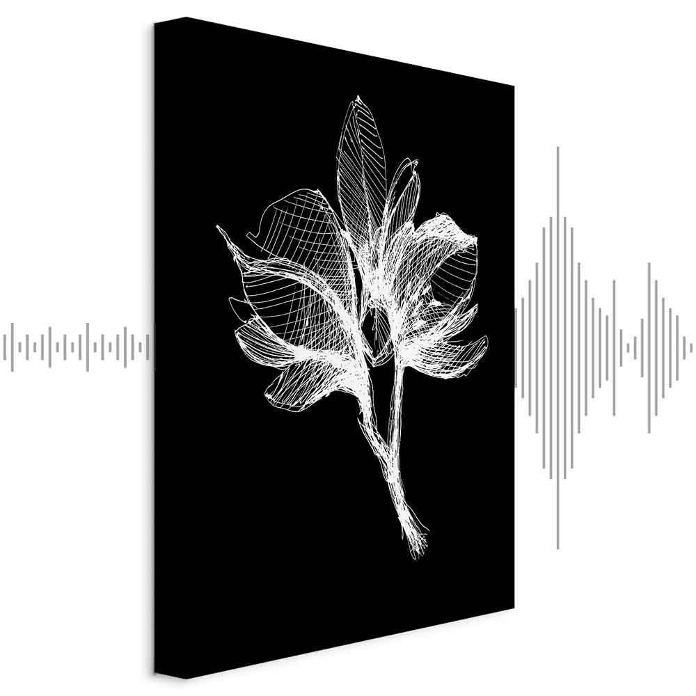 Leinwandbild - Night Flower (1 Part) Vertical