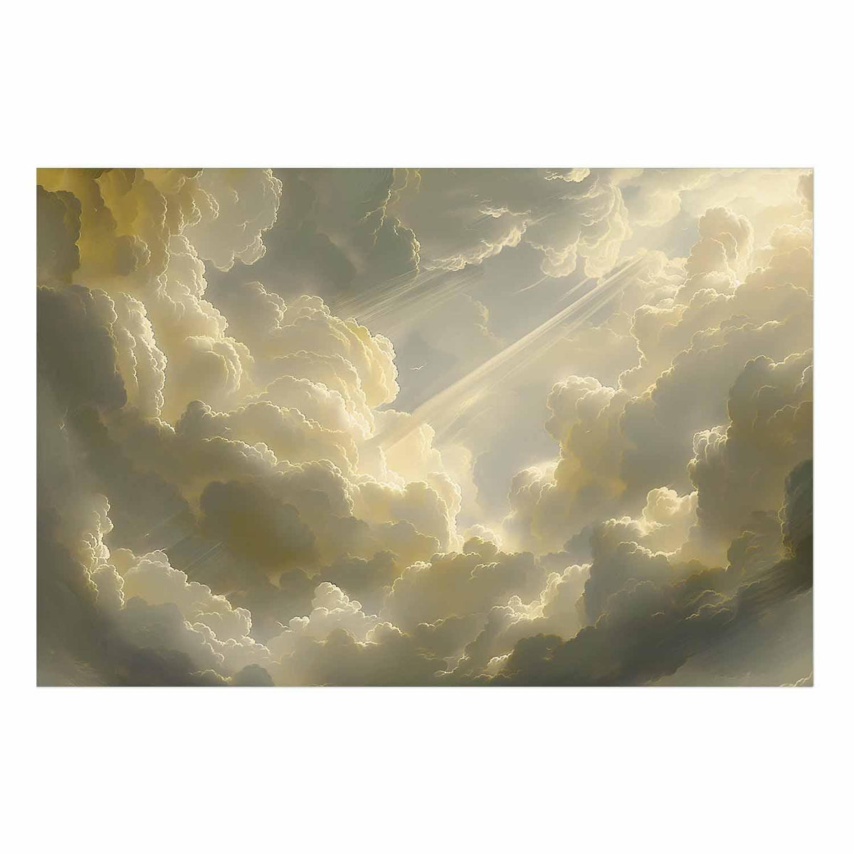 Poster - Fascinating Play of Colors Against the Clouds