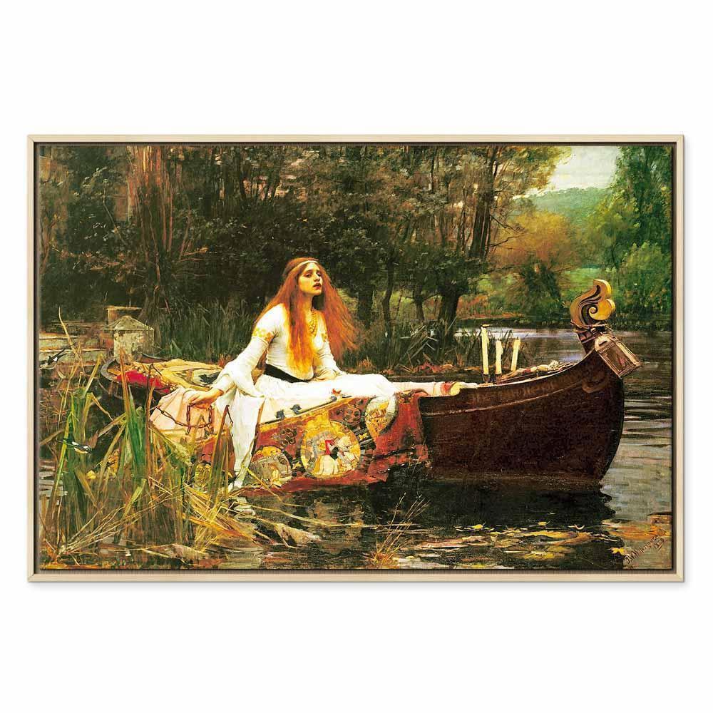 Leinwandbild - John William Waterhouse – The Lady of Shalott