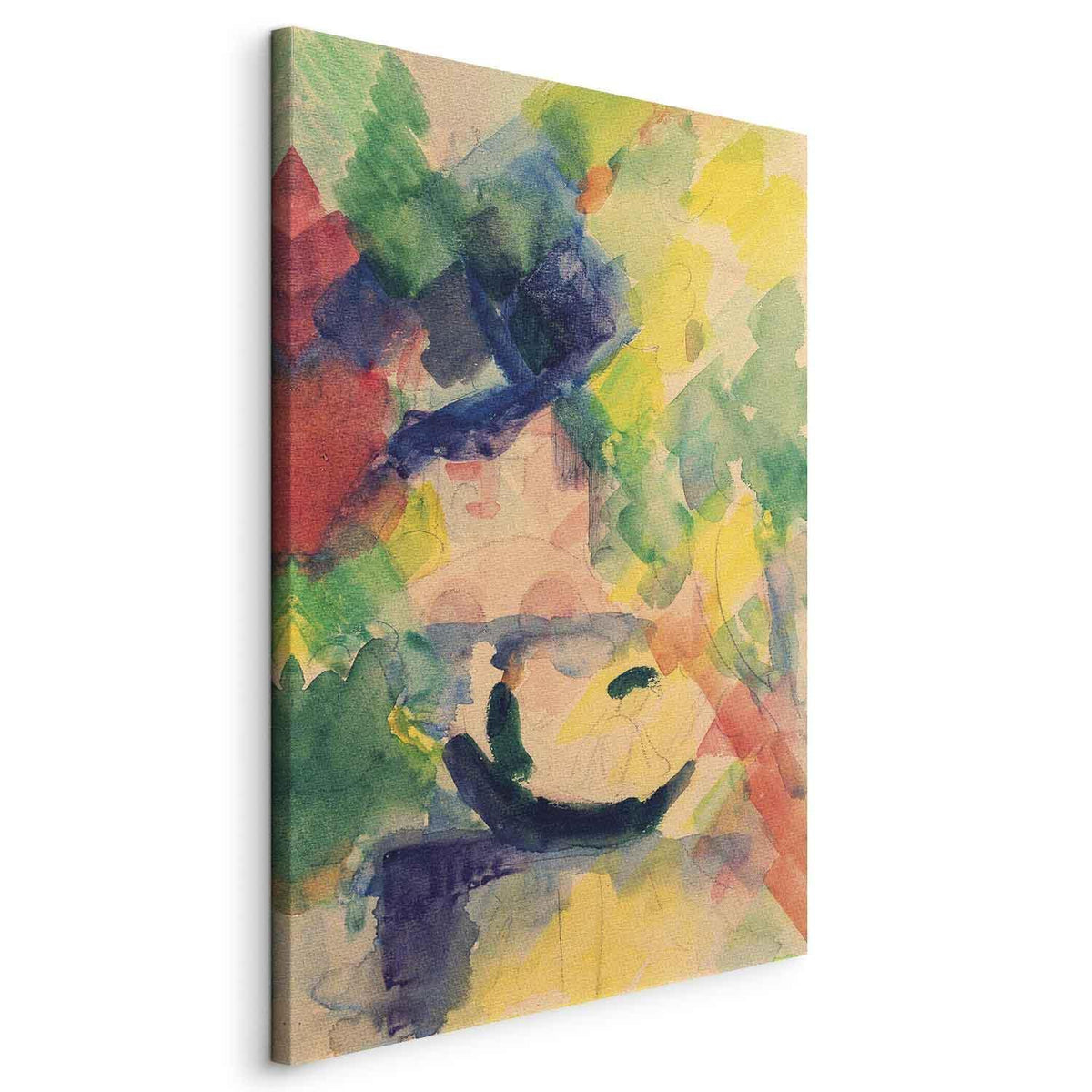 Leinwandbild - August Macke – Couple in the Boat