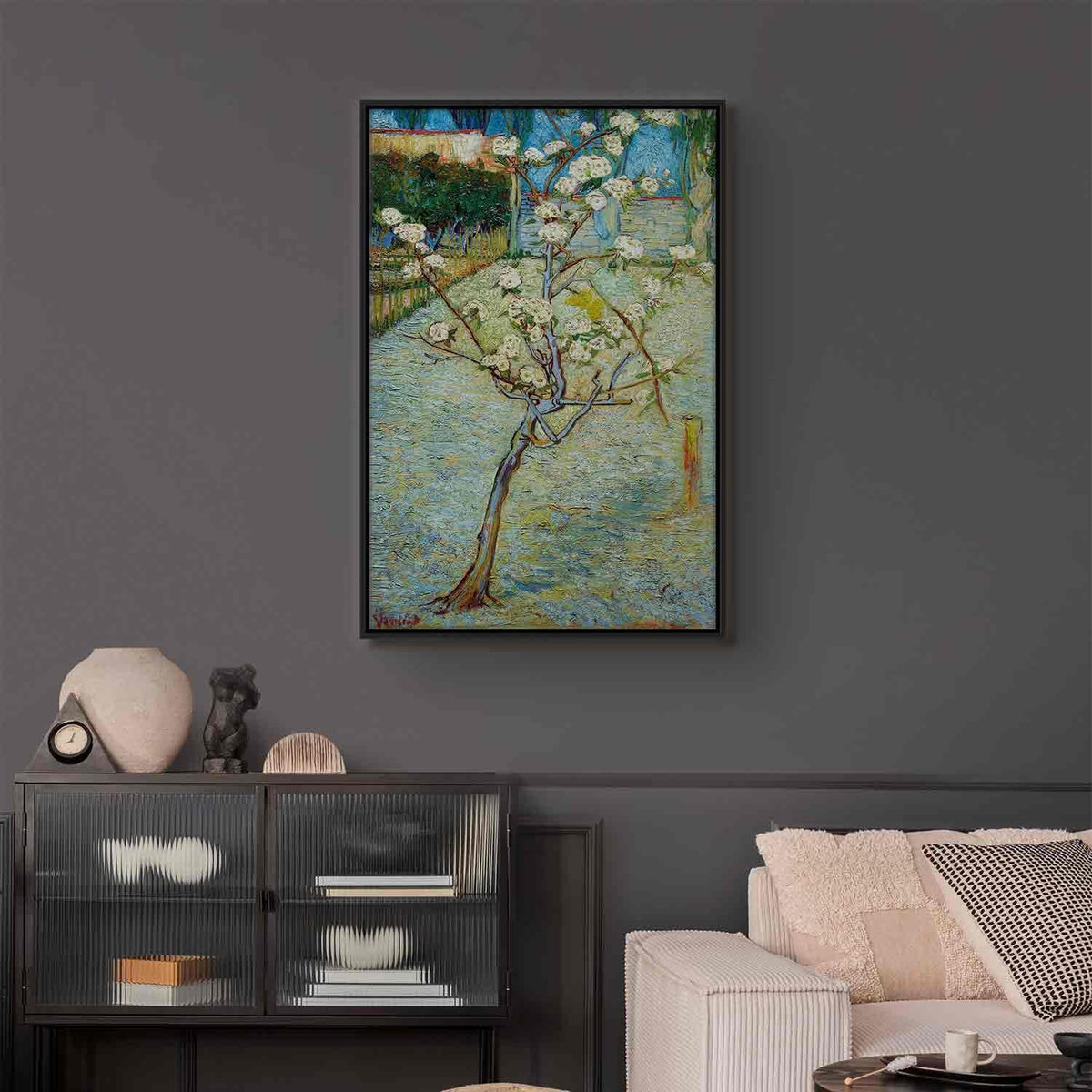 Leinwandbild - Vincent van Gogh – Blossoming Pear Tree